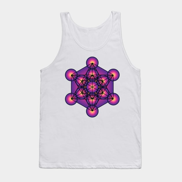 Metatron's Cube Tank Top by GalacticMantra